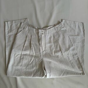 Amour Vert Larisa Linen Cream Pants